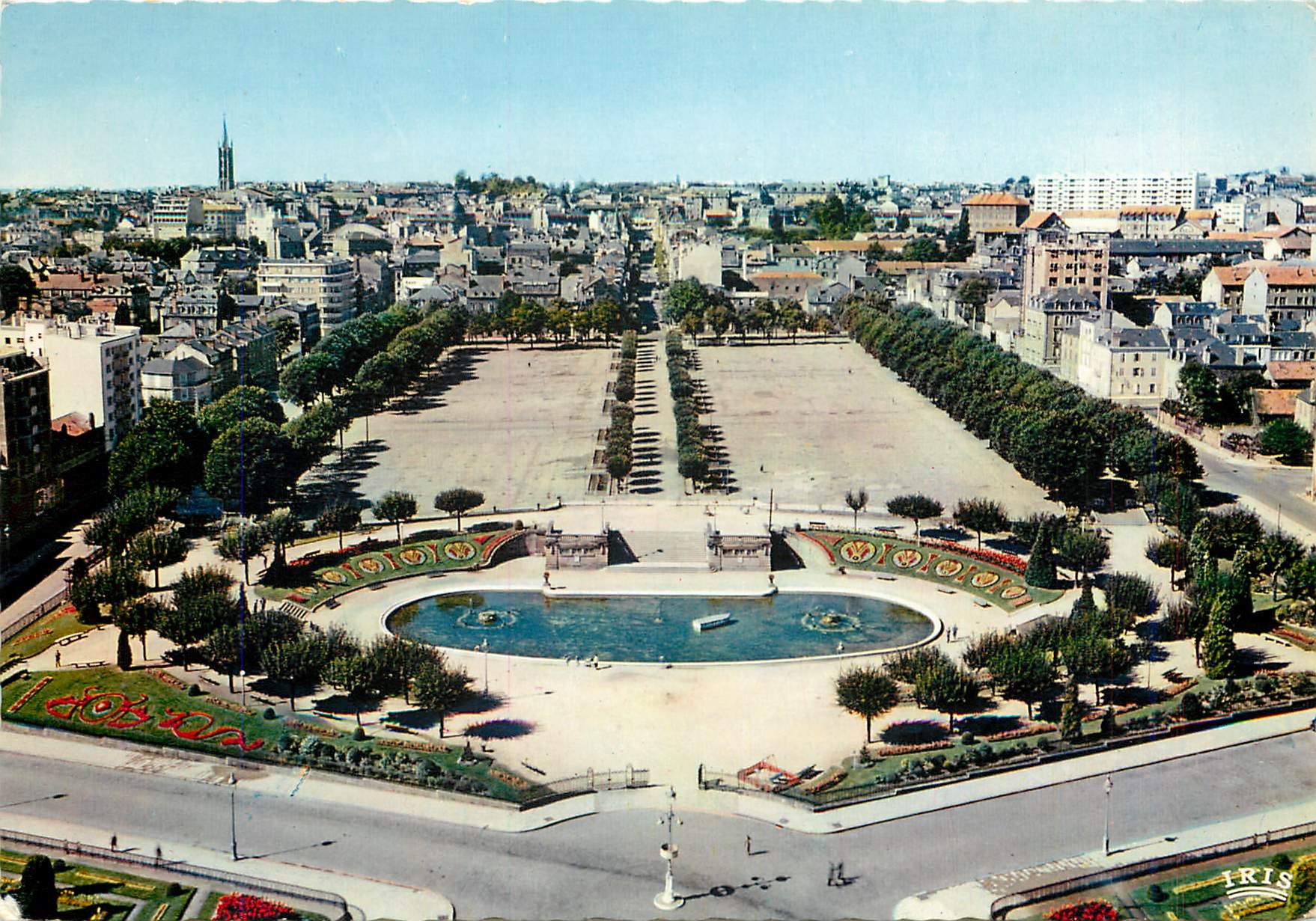 Les Jardins du Champ de Juillet — vue de la gare des Bénédictins — Éditions Négrines & Théophile