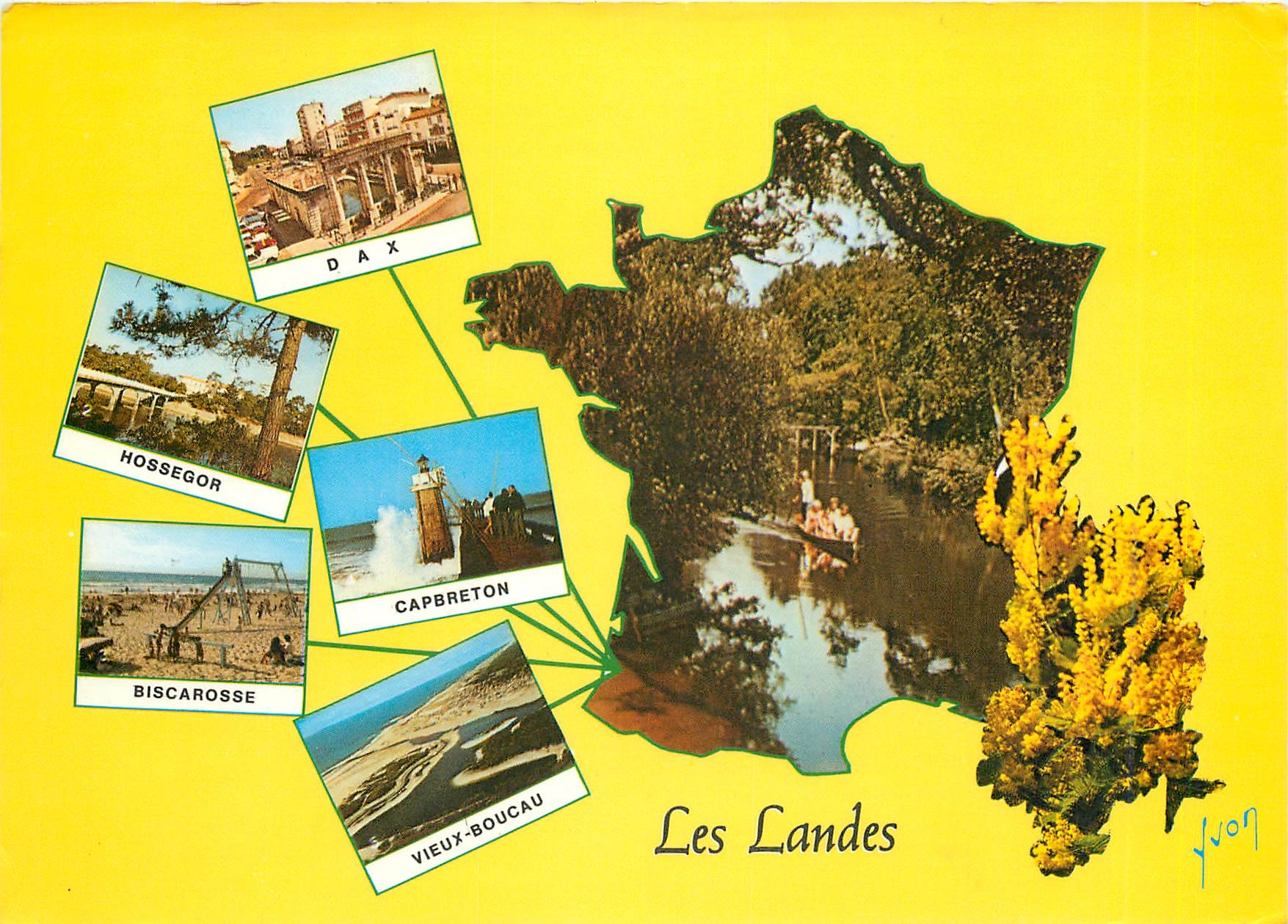 CPM Les Landes Dax Hossegor Capbreton Biscarosse Vieux Boucau 