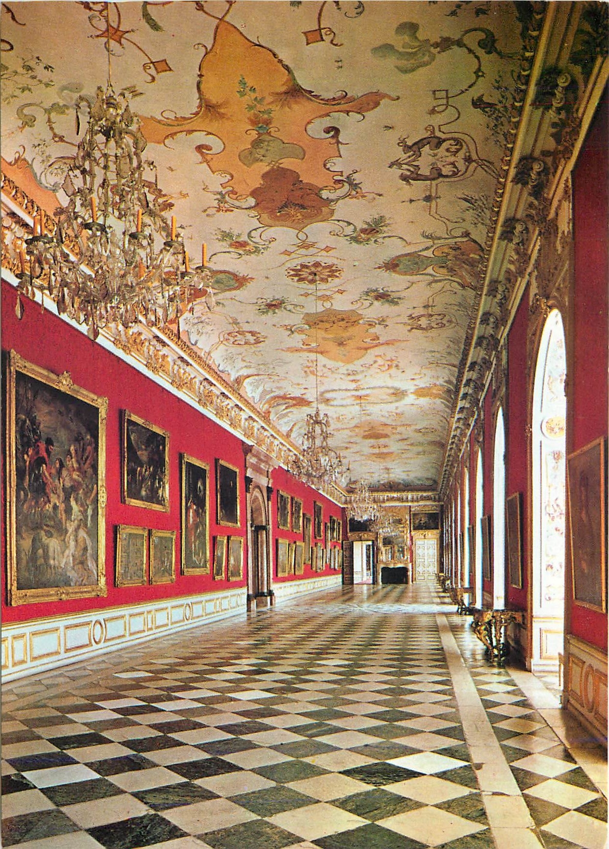 CPM Neues Schloss Schleissheim Grosse Galerie 