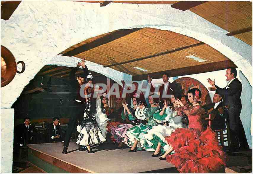 CPM Espana El Jaleo Gran cuadro flamenco 