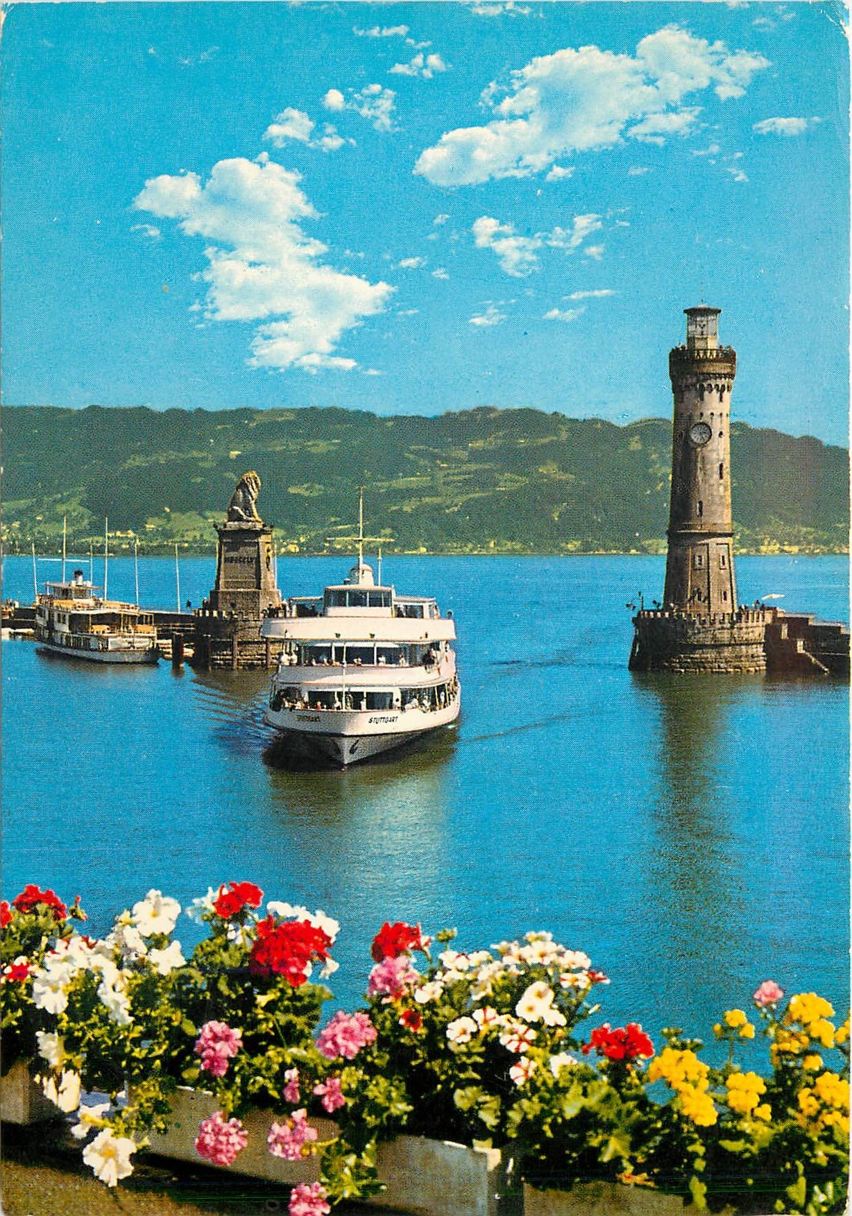 CPM Lindau im Bodensee Hafeneinfahrt mit MS Stuttgart 