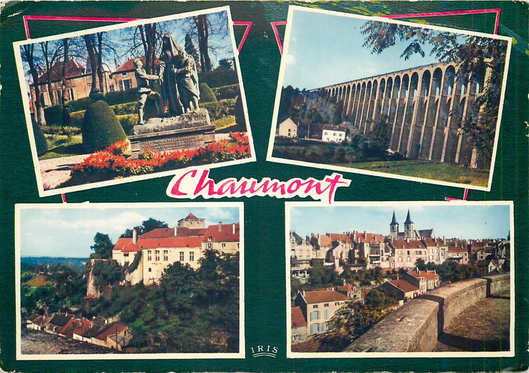 CPM Souvenir de Chaumont Hte Marne Monument Franco Americain 