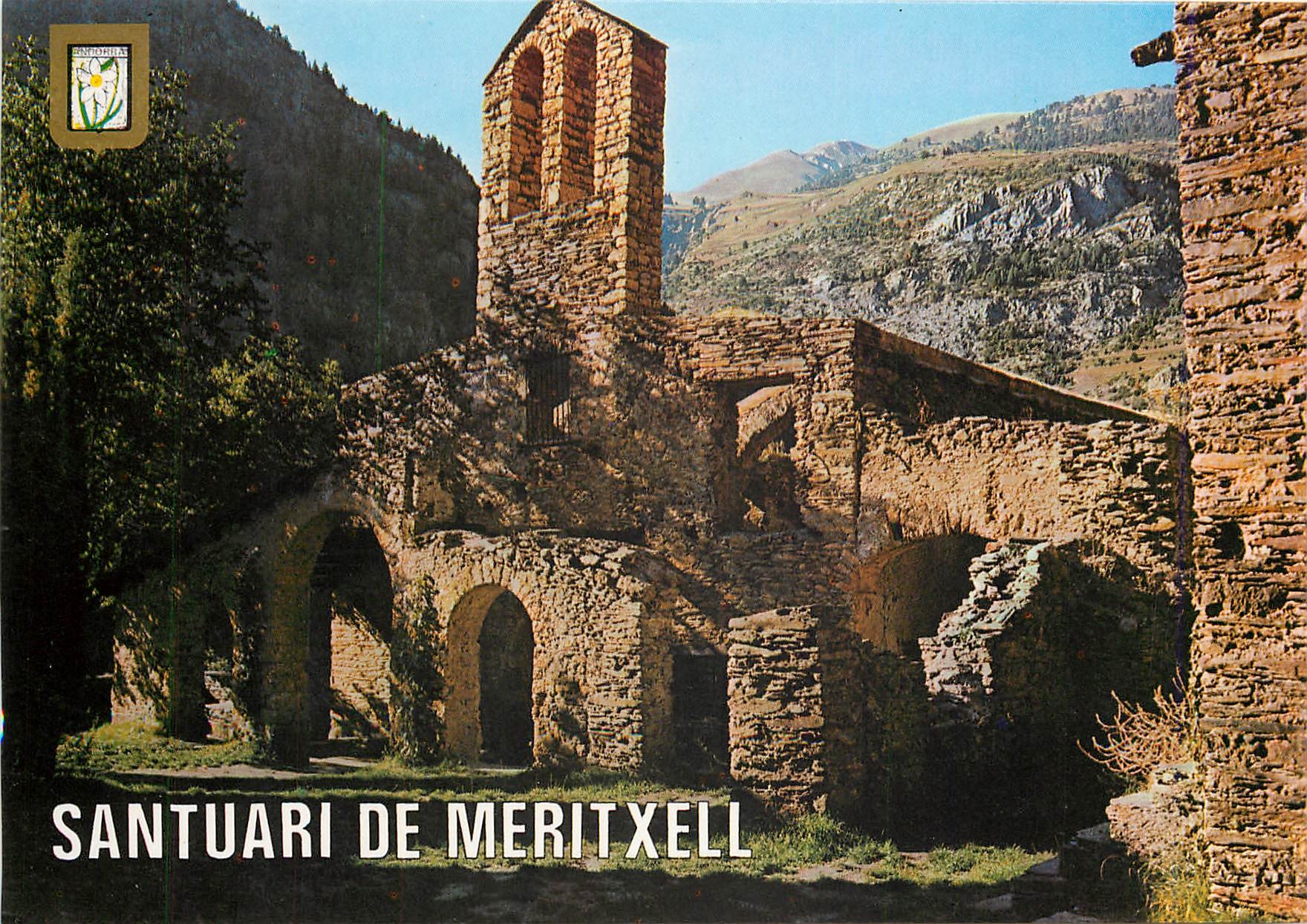 CPM Valls d'Andorra Antique Eglise de Meritxell 