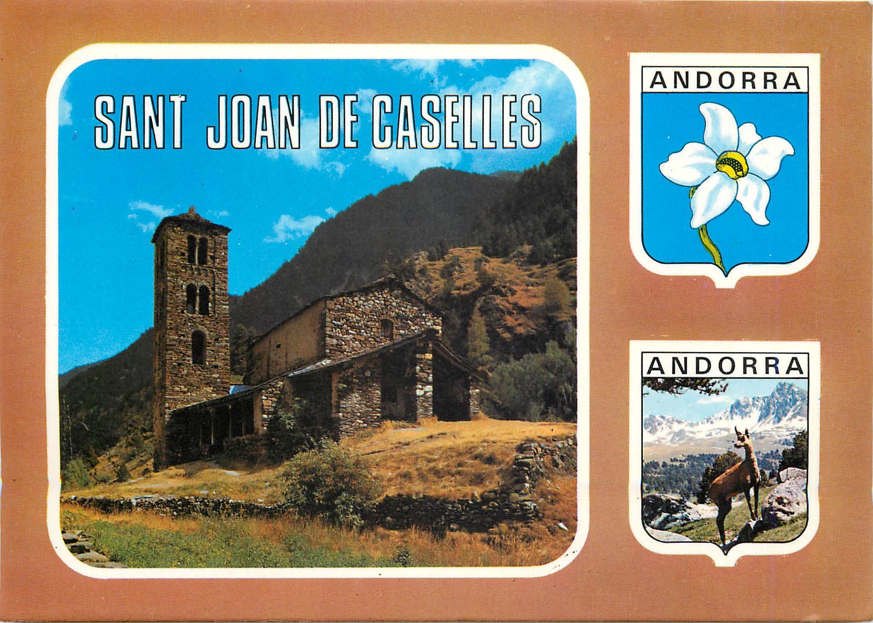 CPM Valls d'Andorra Eglise roman de Sant Joan de Caselles 