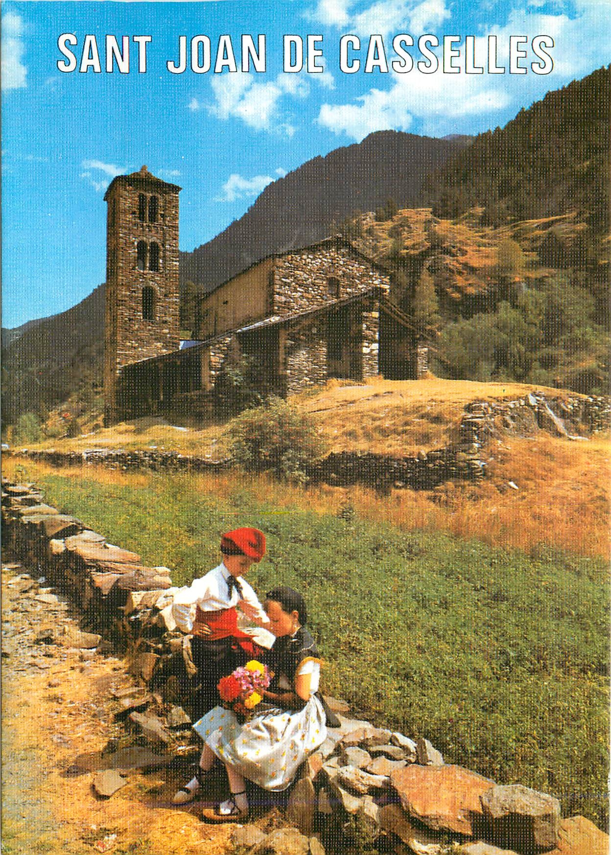 CPM Saint Joan de Casselles Valls d'Andorra Canillo Eglise romane de San Juan de Casselles 