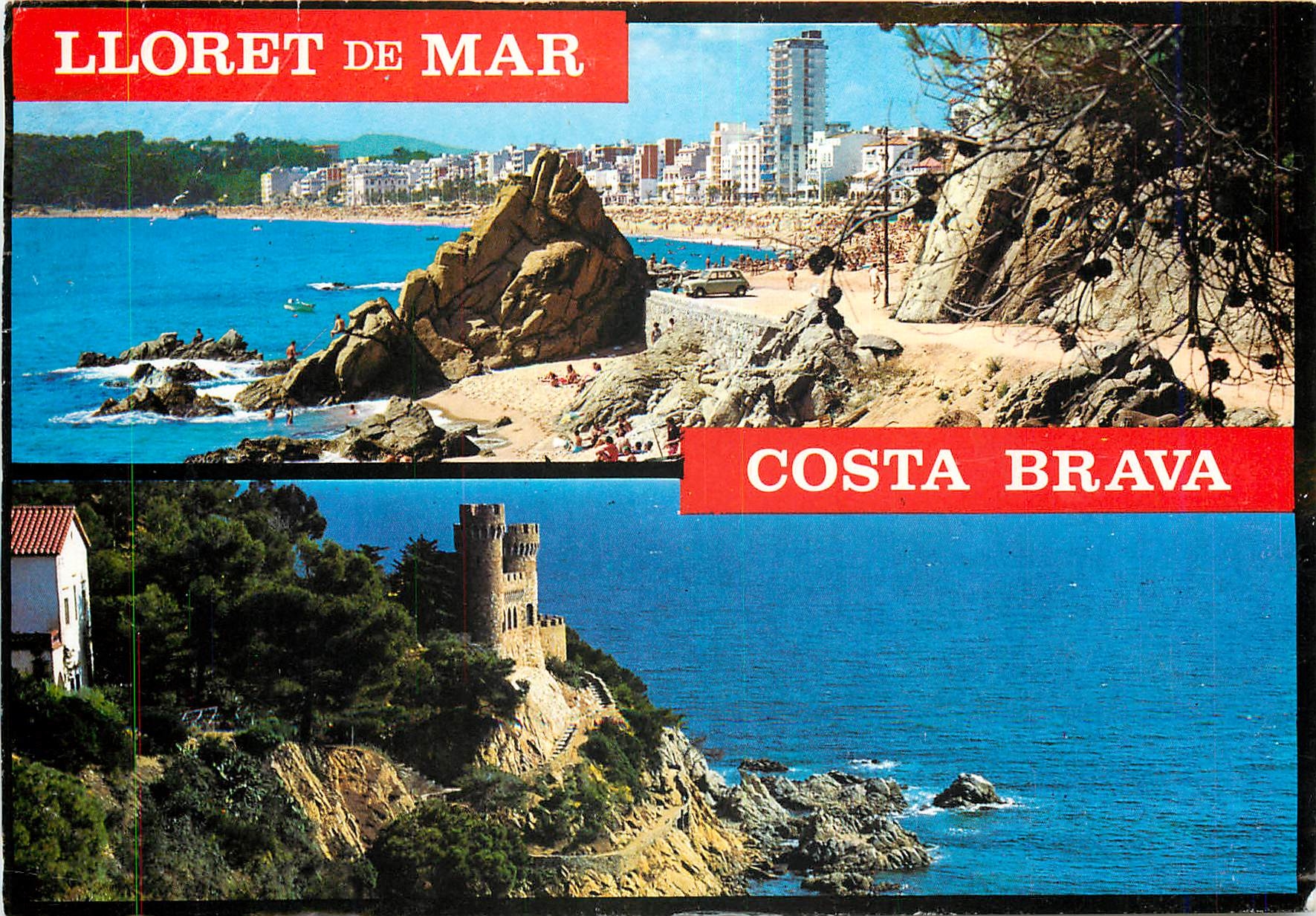 CPM Lloret de Mar Costa Brava Vista Parcial 