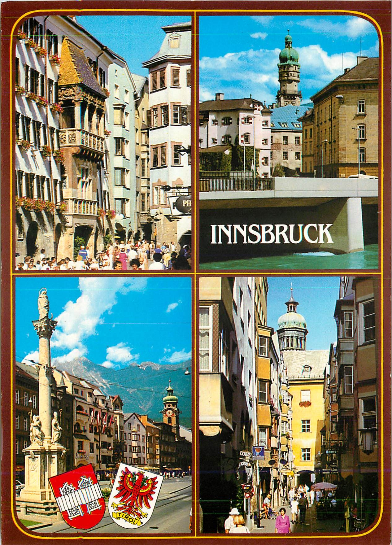 CPM Innsbruck Altstadt Goldenes Dachl Innsbrucke mit Stadtturm 
