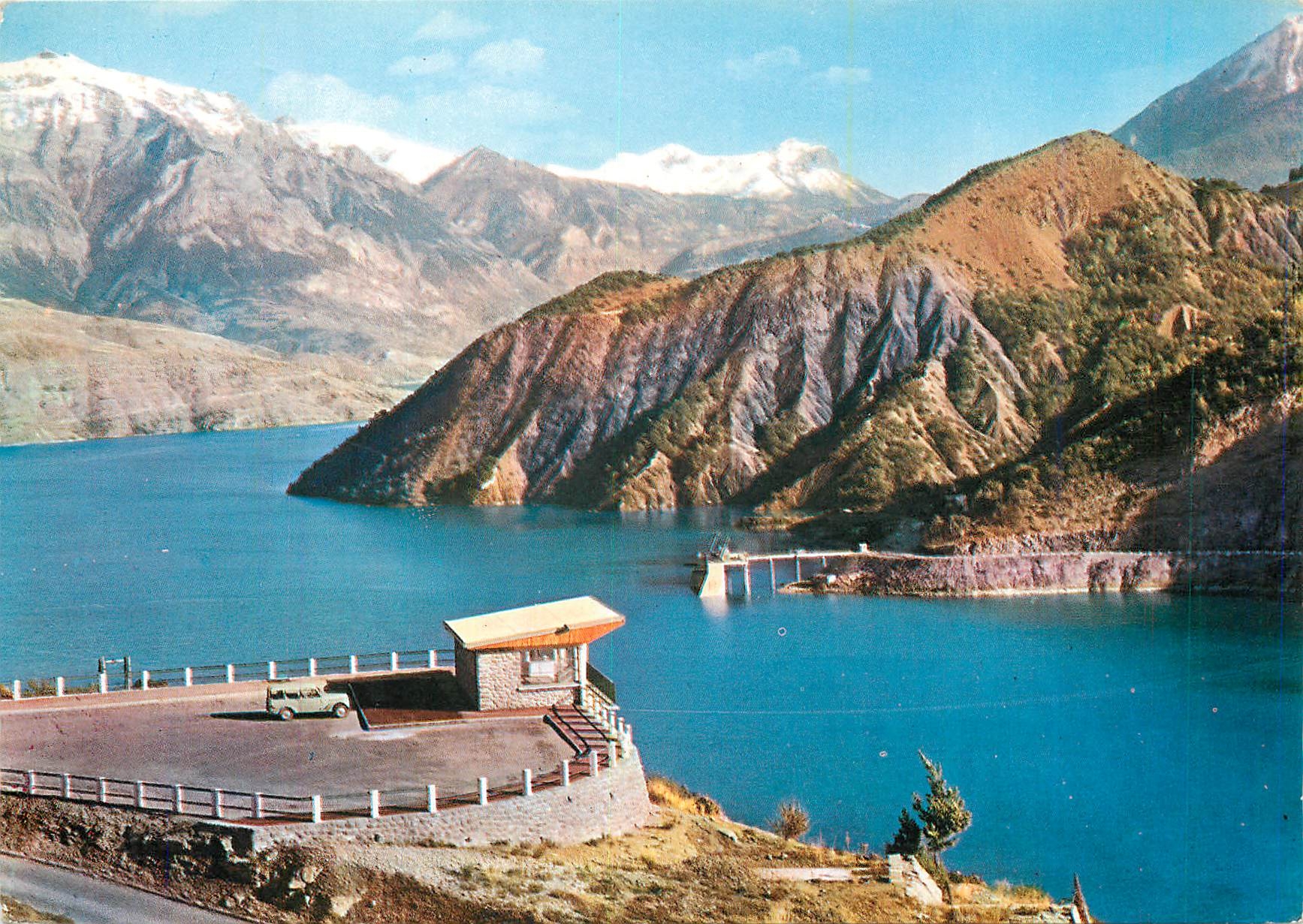 Dam and Lake Serre-Ponçon — The Mountains of Ubaye — Publisher ABEL, GAP