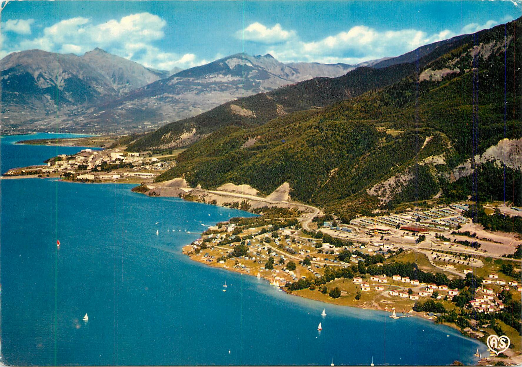 CPM Savines le Lac Sur les bords du lac Serre Poncon 
