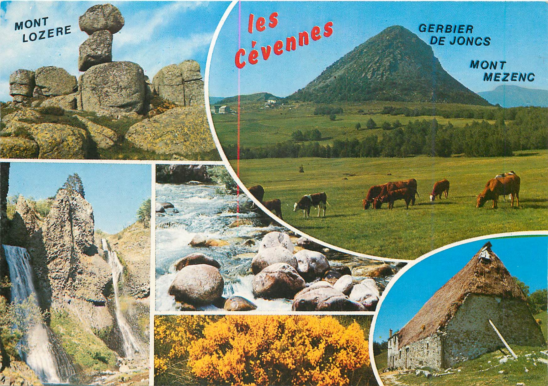 CPM Mont Lozere Les Cevennes Gerbier de Joncs Mont Mezenc 