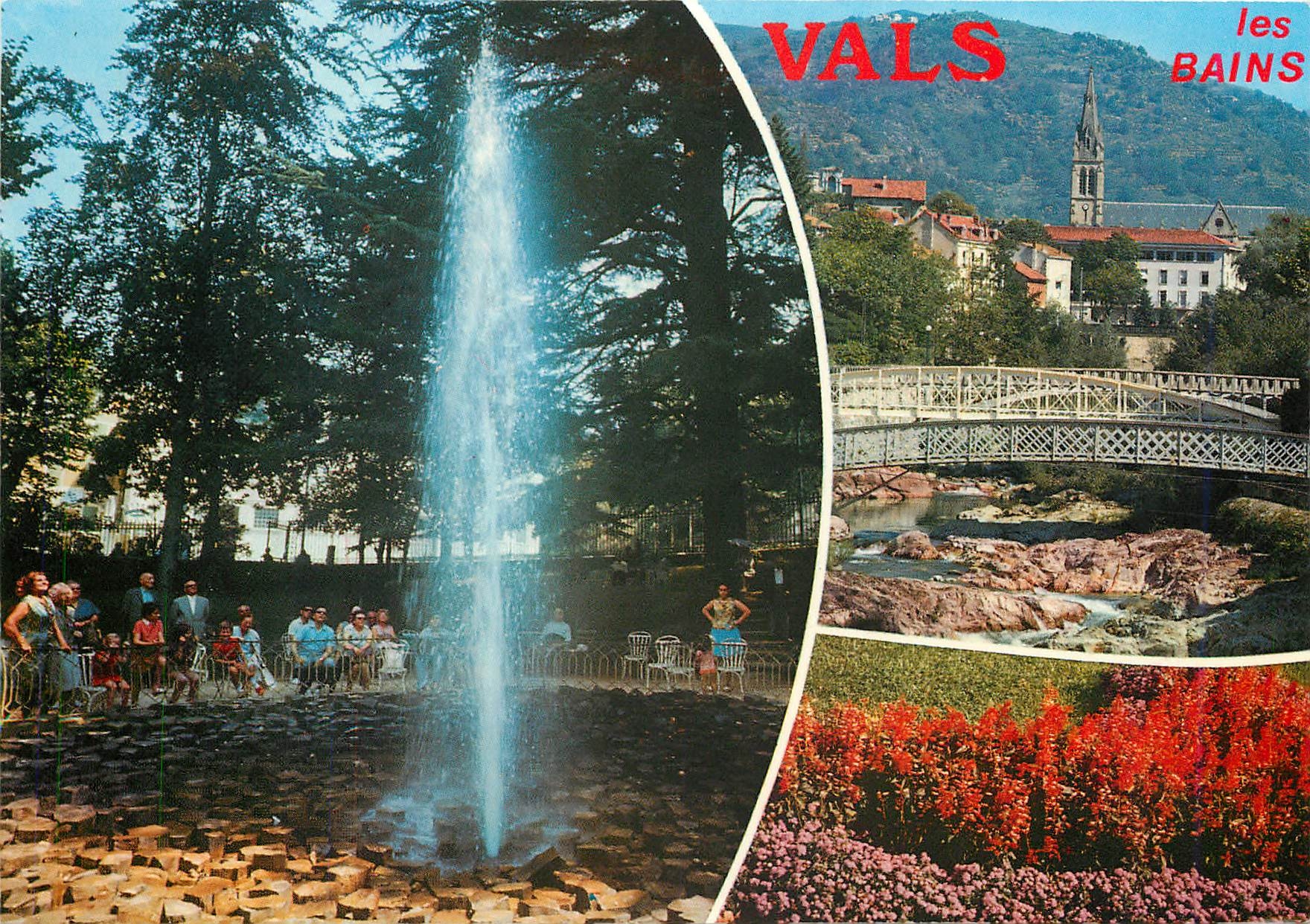 VAls les Bains — La Source intermittente et les Ponts sur la Volane — Éditions CELLARD