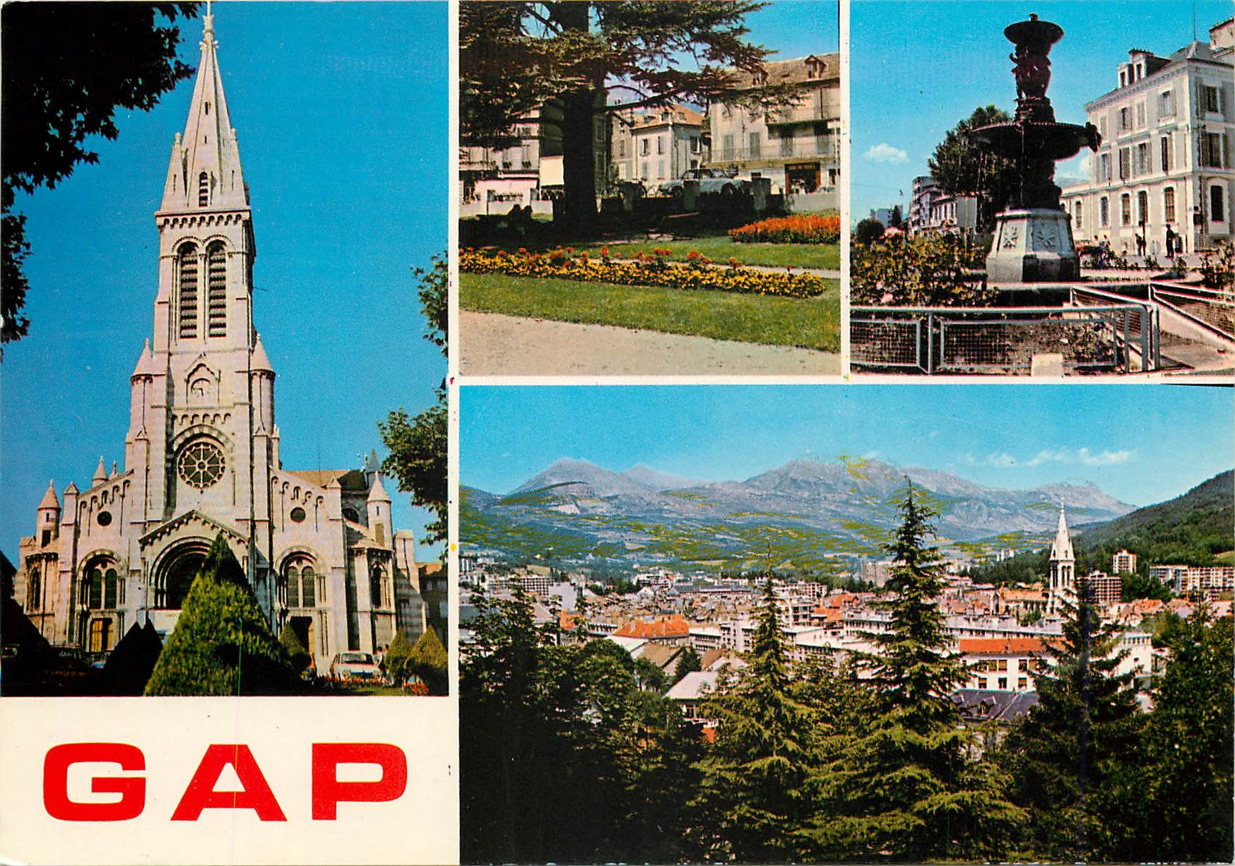 Gap — vue panoramique et monuments — Éditions des Alpes - GAP