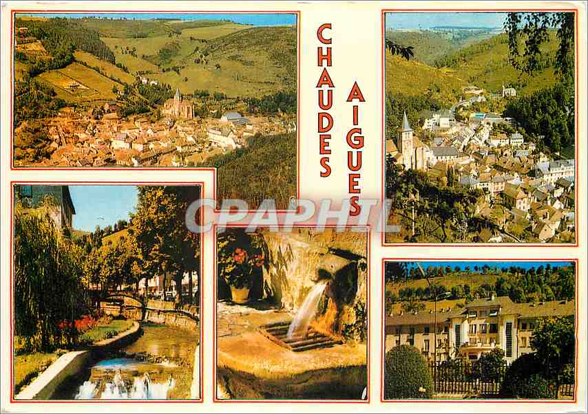 CPM Chaudes Aigues Cantal Station Thermale aux eaux les plus chaudes d'Europe 