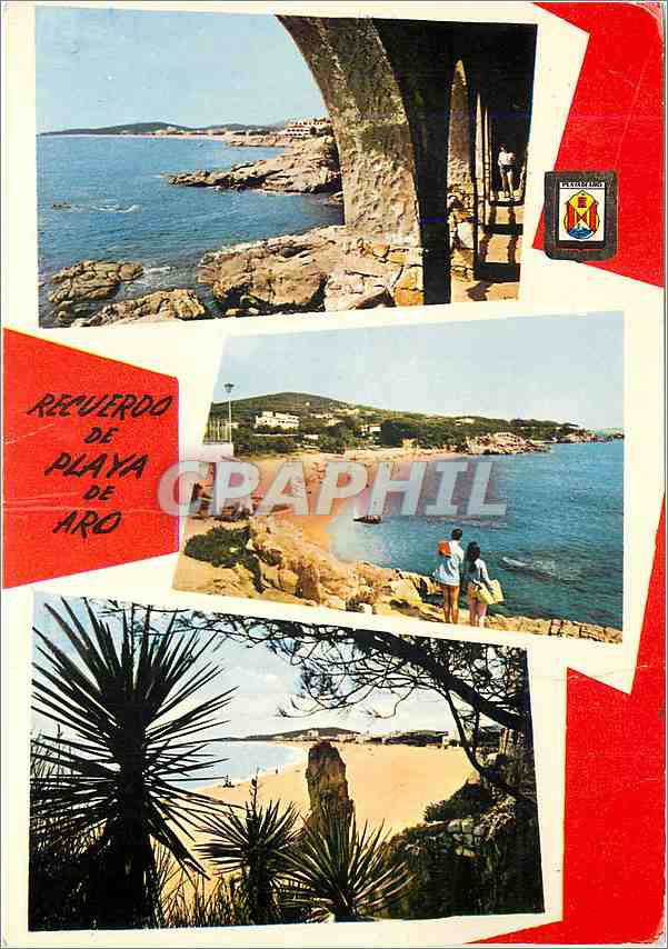 CPM Playa de Aro Costa Brava Vista parcial de la Playa 