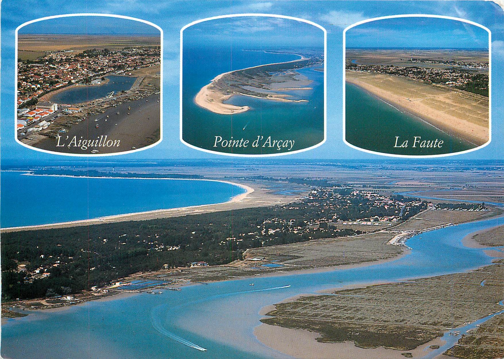 CPM Couleurs de Vendee Les sites touristiques L'Aiguillon Pointe d'Arcay La Faute