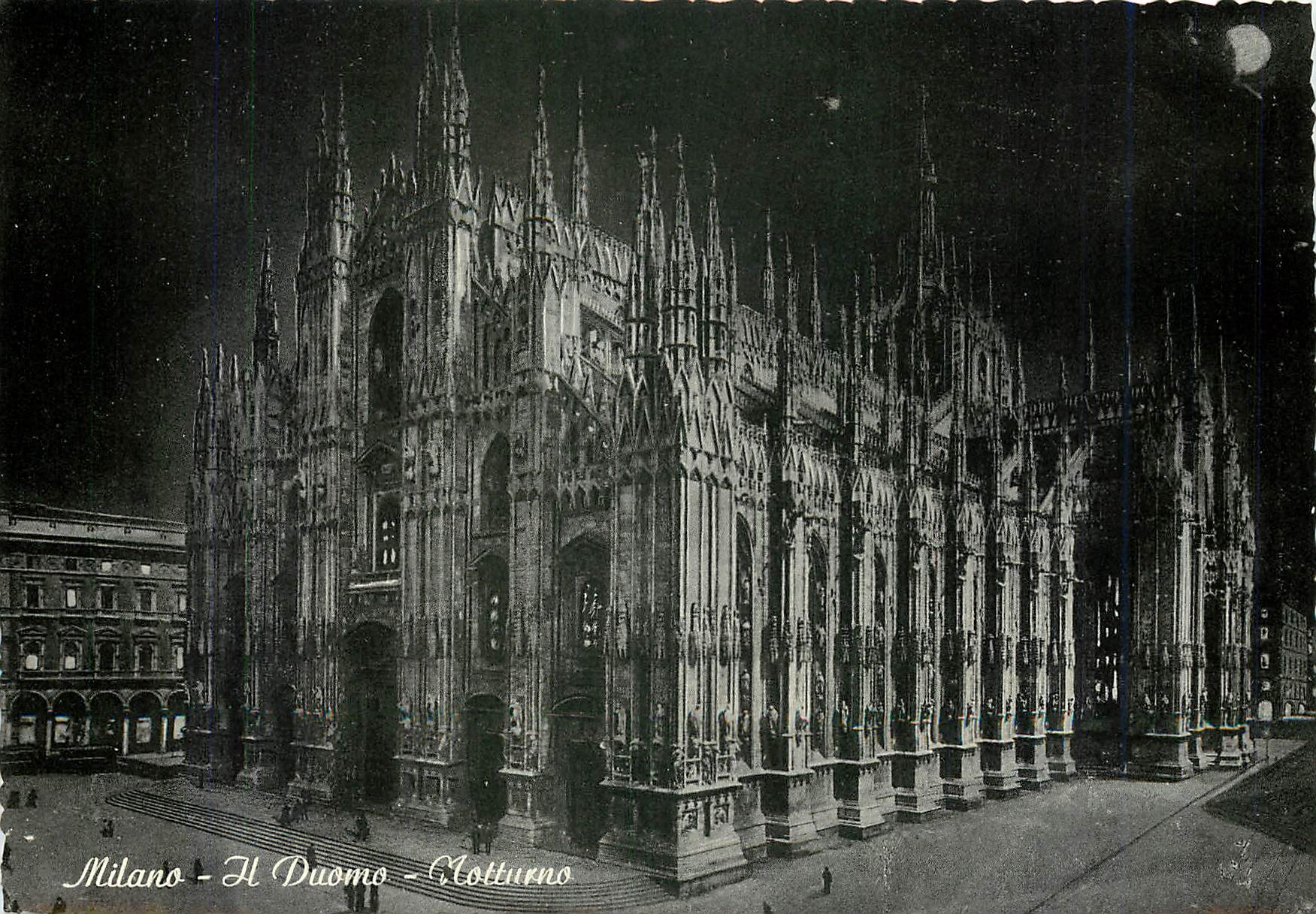 CPM Milano Il Duomo Notturno 