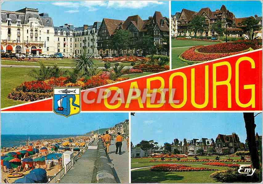 Cabourg — Vue panoramique — Éditeur Emy, n° de série non visible