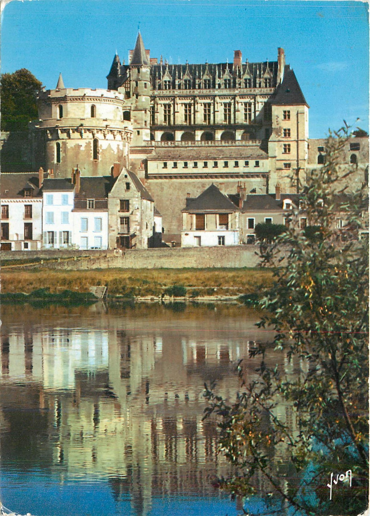 CPM Val de la Loire Amboise Indre et Loire Le Chateau sur les bords de la Loire 