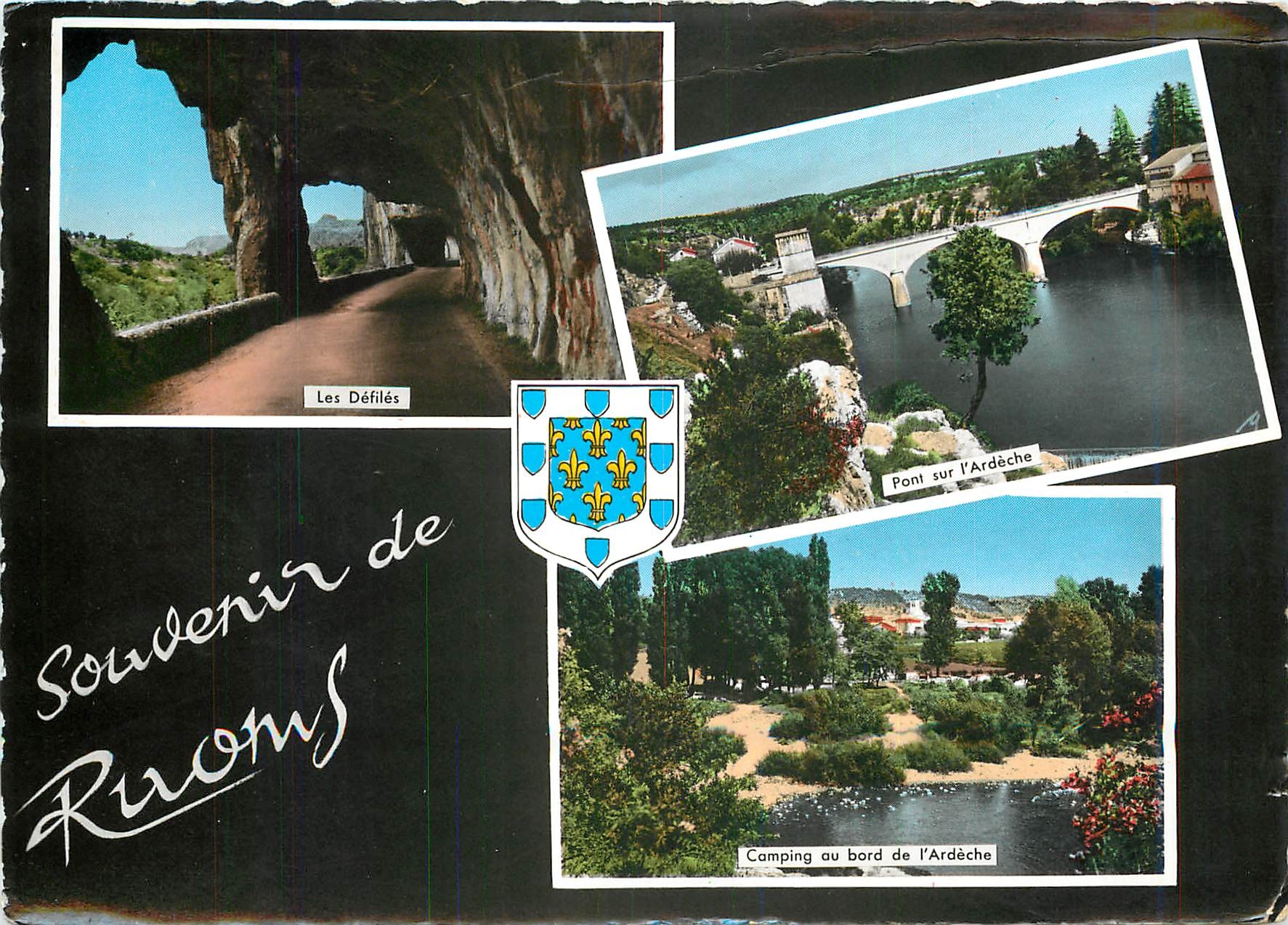 CPM Souvenir de Ruoms Ardeche Pittoresque Ruoms 