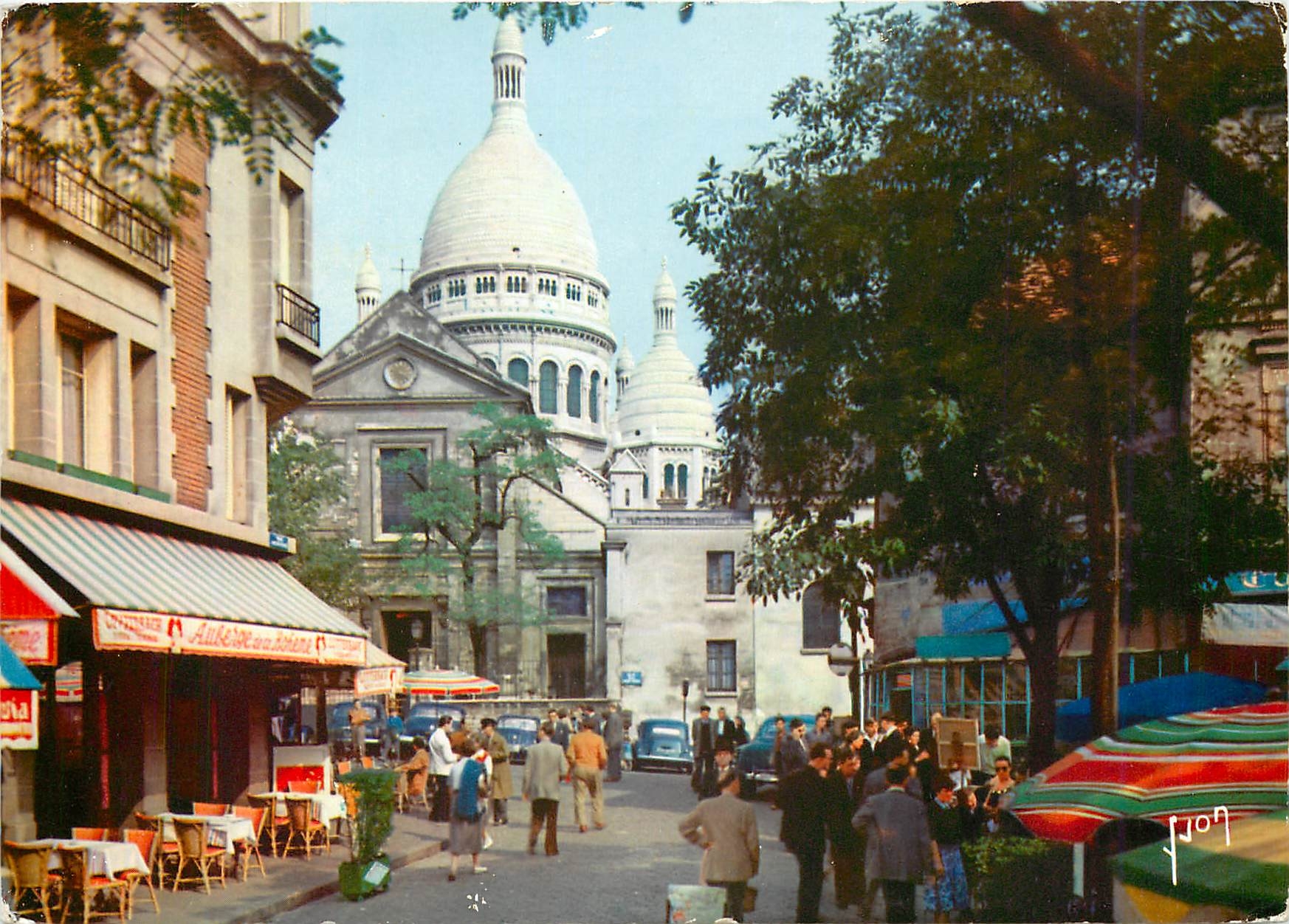 CPM Paris La Place du Terire et le Sacre Coeur 