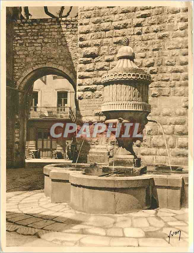 Fontaine de Vence — Vence (A.-M.) — Collection 'Vieilles Fontaines Françaises' — 6e Série