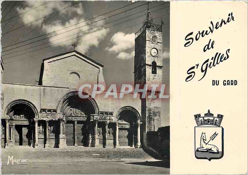 Saint-Gilles-du-Gard — Église Abbatiale (XIIe s.) — Mirelle - Recto