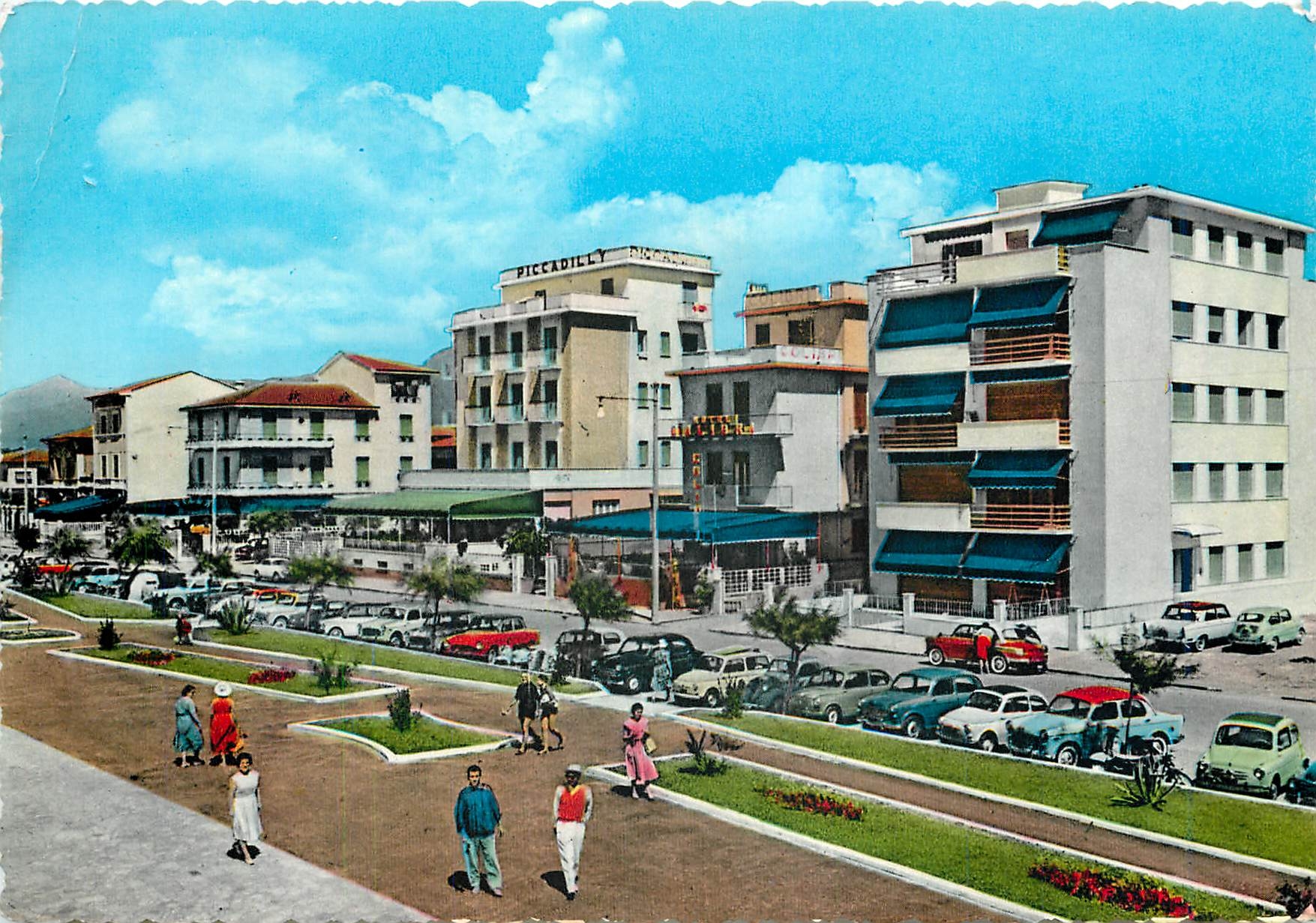 CPM Lido di Camaiore Avenue le long de la mer 