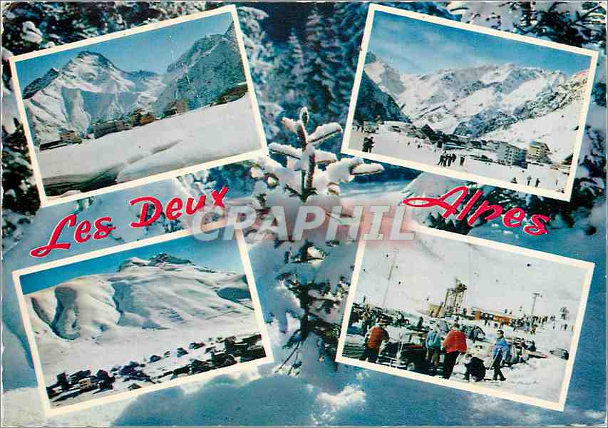 Les Deux Alpes — vue d'ensemble et pistes — LUMICAP