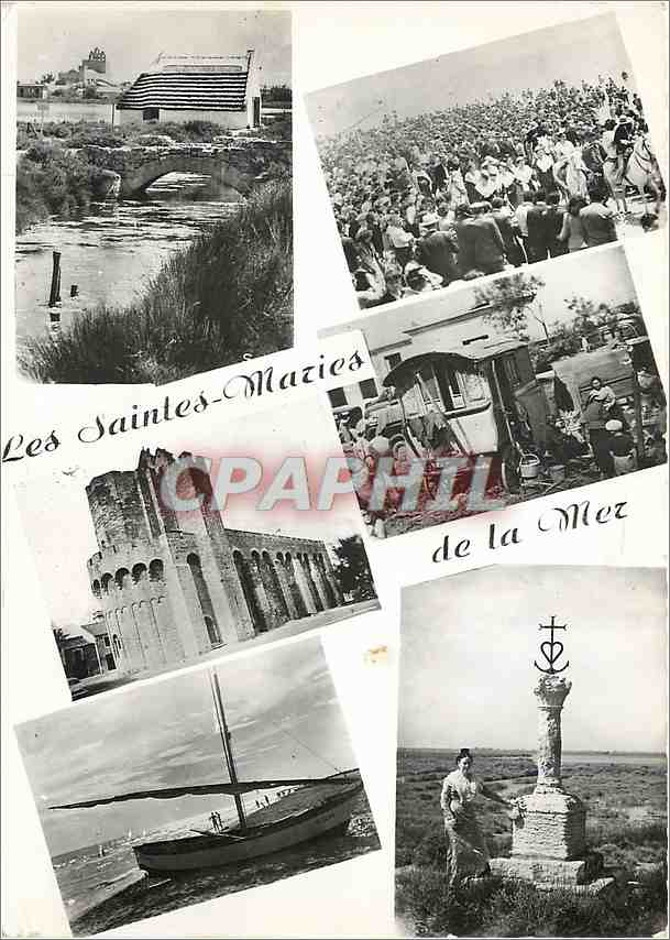 Les Saintes-Maries-de-la-Mer — Collage de escenas locales — Ediciones Frères Lumière