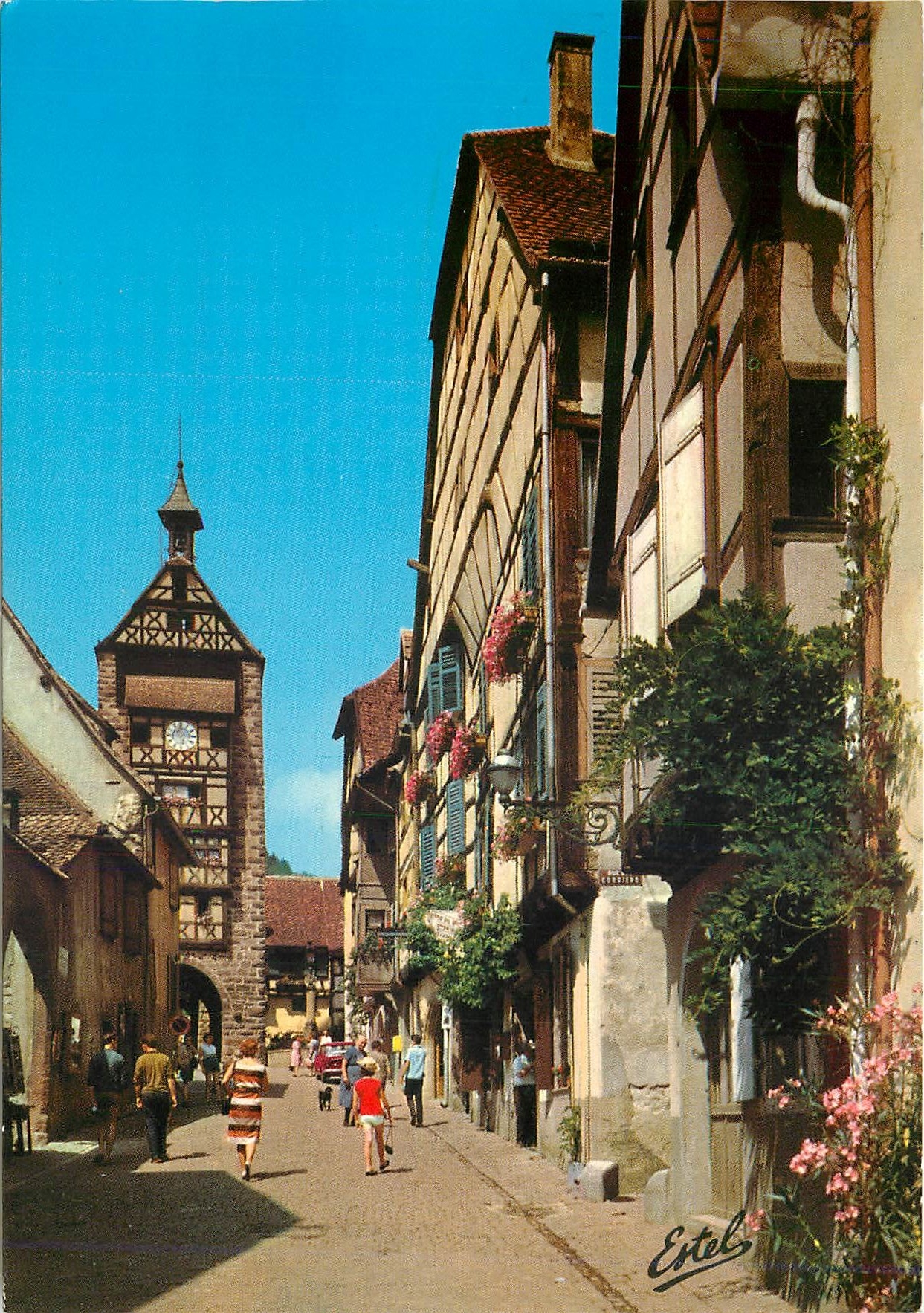 CPM Riquewihr Haut Rhin Vieilles demeures Au fond le Dolder 