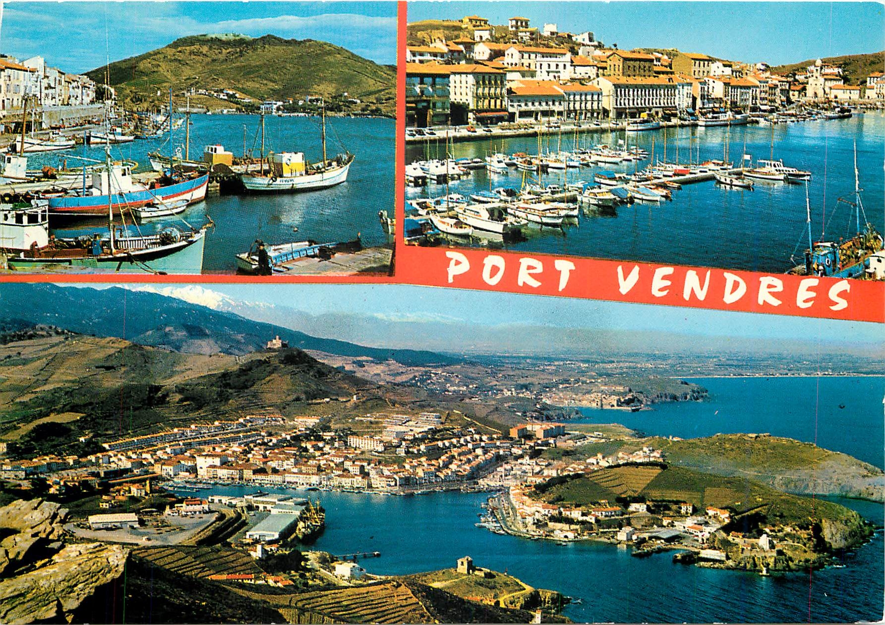 CPM Port Vendres Le port de peche et de Plaisance vue generale 