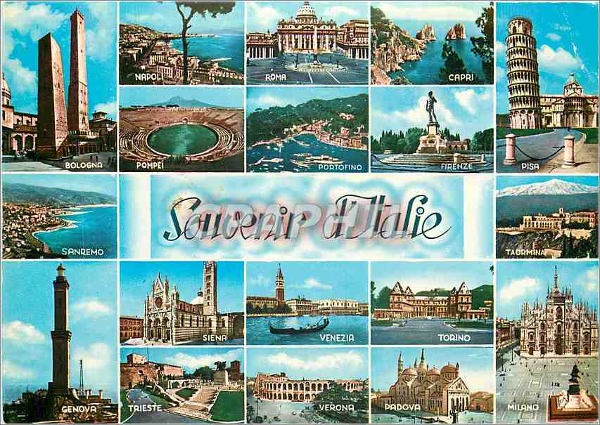 CPM Grusse aus Italien 
