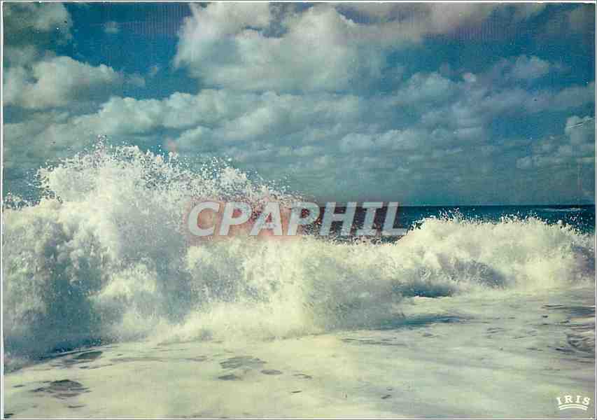 CPM Cote Atlantique Le vent chassait les flots ou des formes 