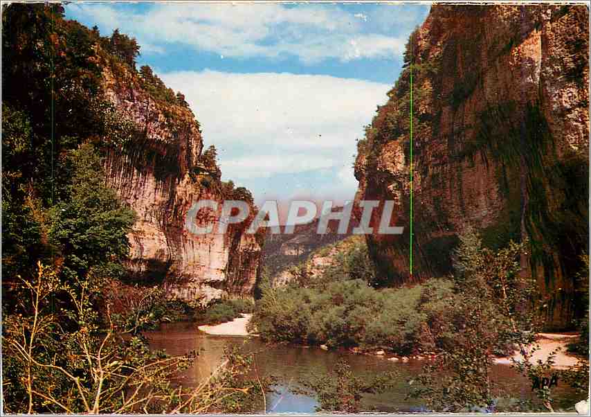 CPM En Parcourant les Gorges du Tarn Echappee sur les Detroits 