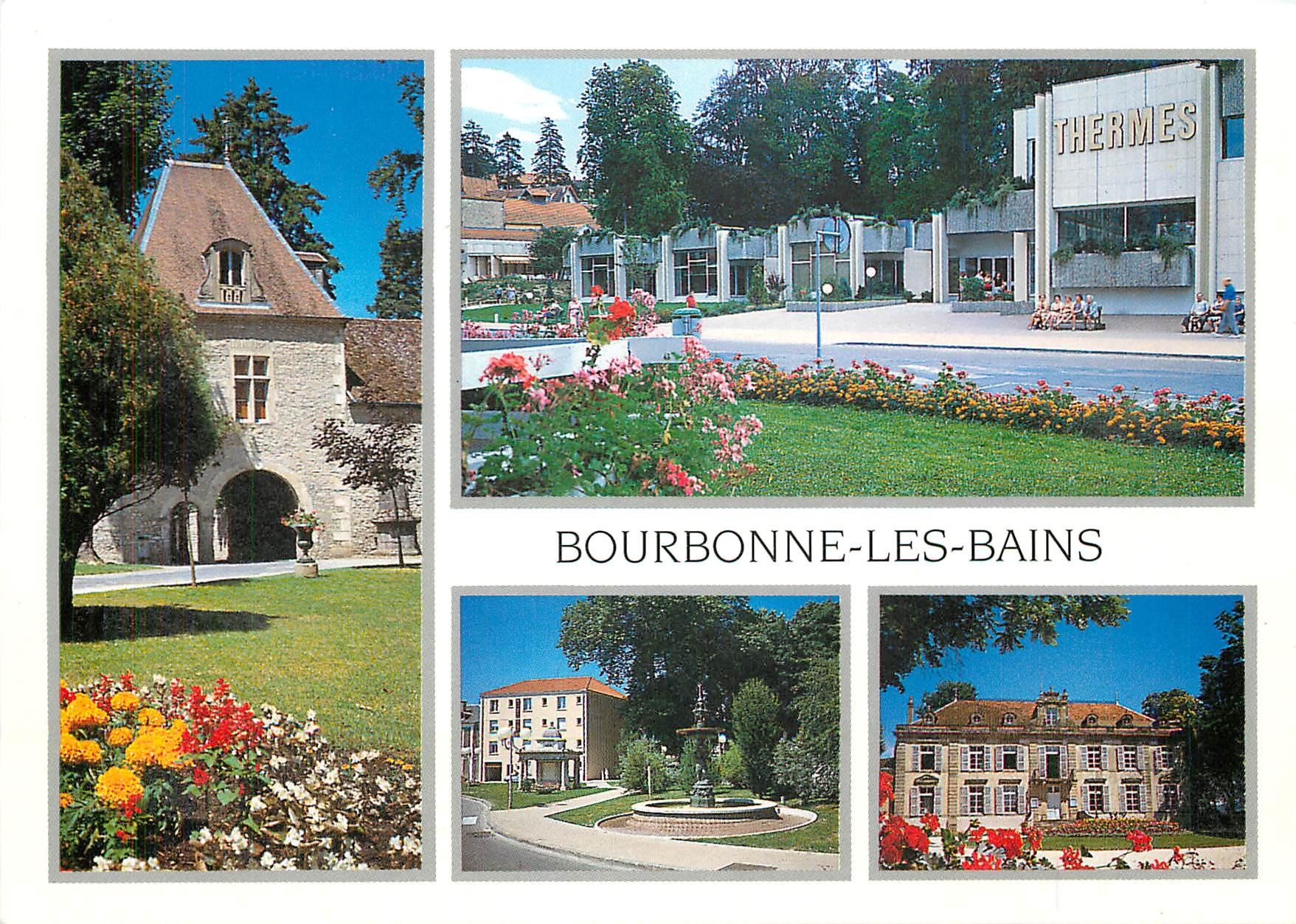 CPM Bourbonne les Bains Haute Marne Le donjon L'etablissement thermal 