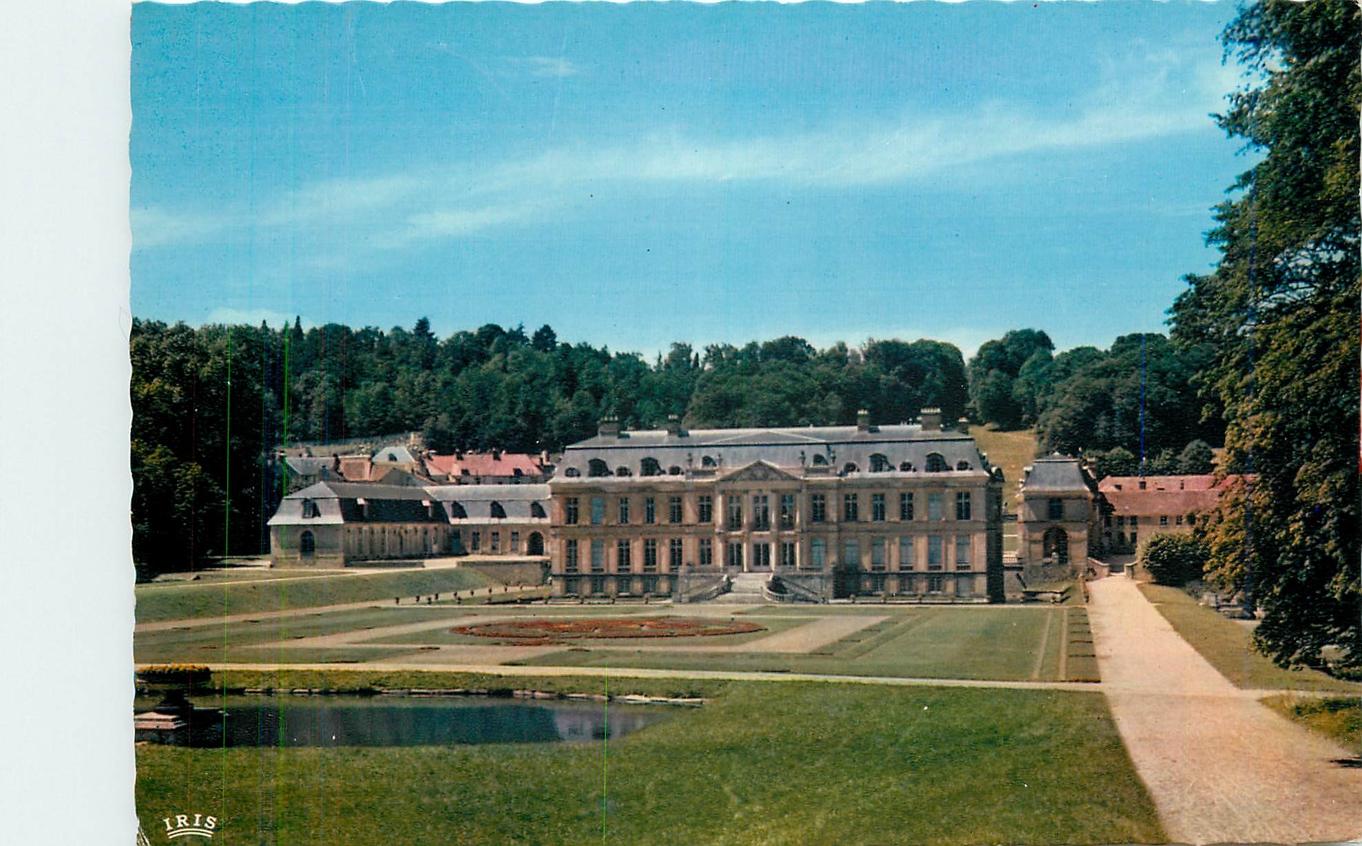 CPM Dampierre S et O Le Chateau Facade sur le jardin dessine par Le Noitre 