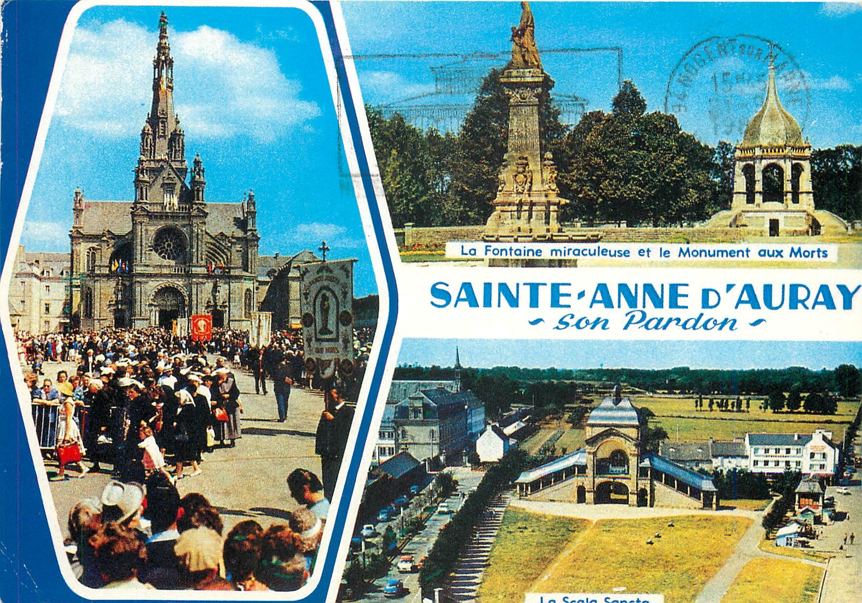 Sainte-Anne-d'Auray — Die Wunderquelle und der Kriegerdenkmal — Verlag Artaud & Cie