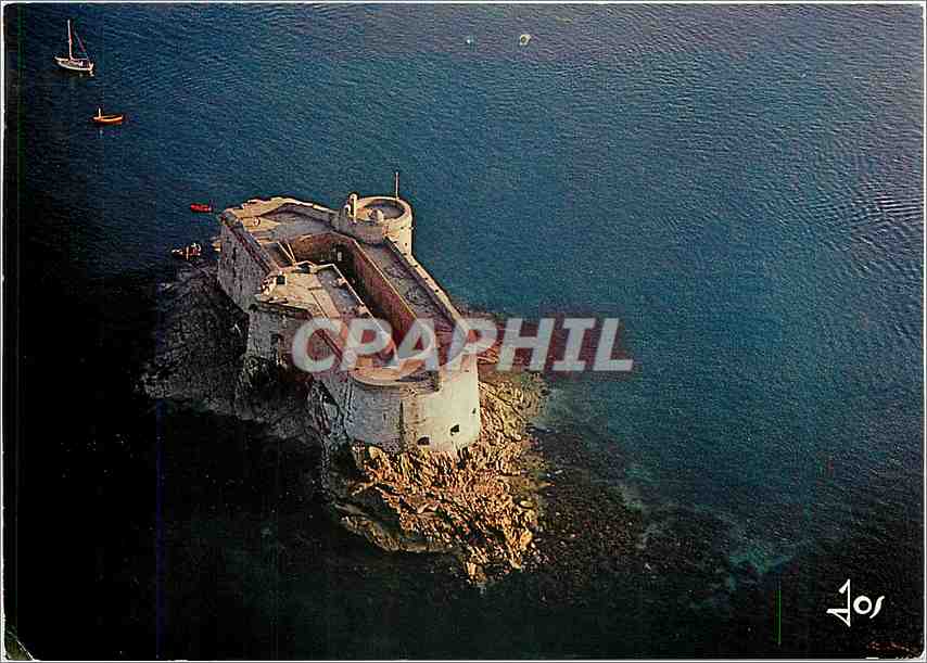 CPM Carantec Le chateau du Taureau qui defendait l'entree de la riviere de Morlaix contre les Anglai