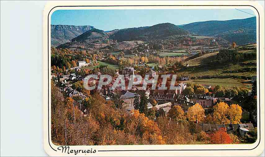 CPM Circuit des Gorges de la Jonte Vue generale de Meyrueis 