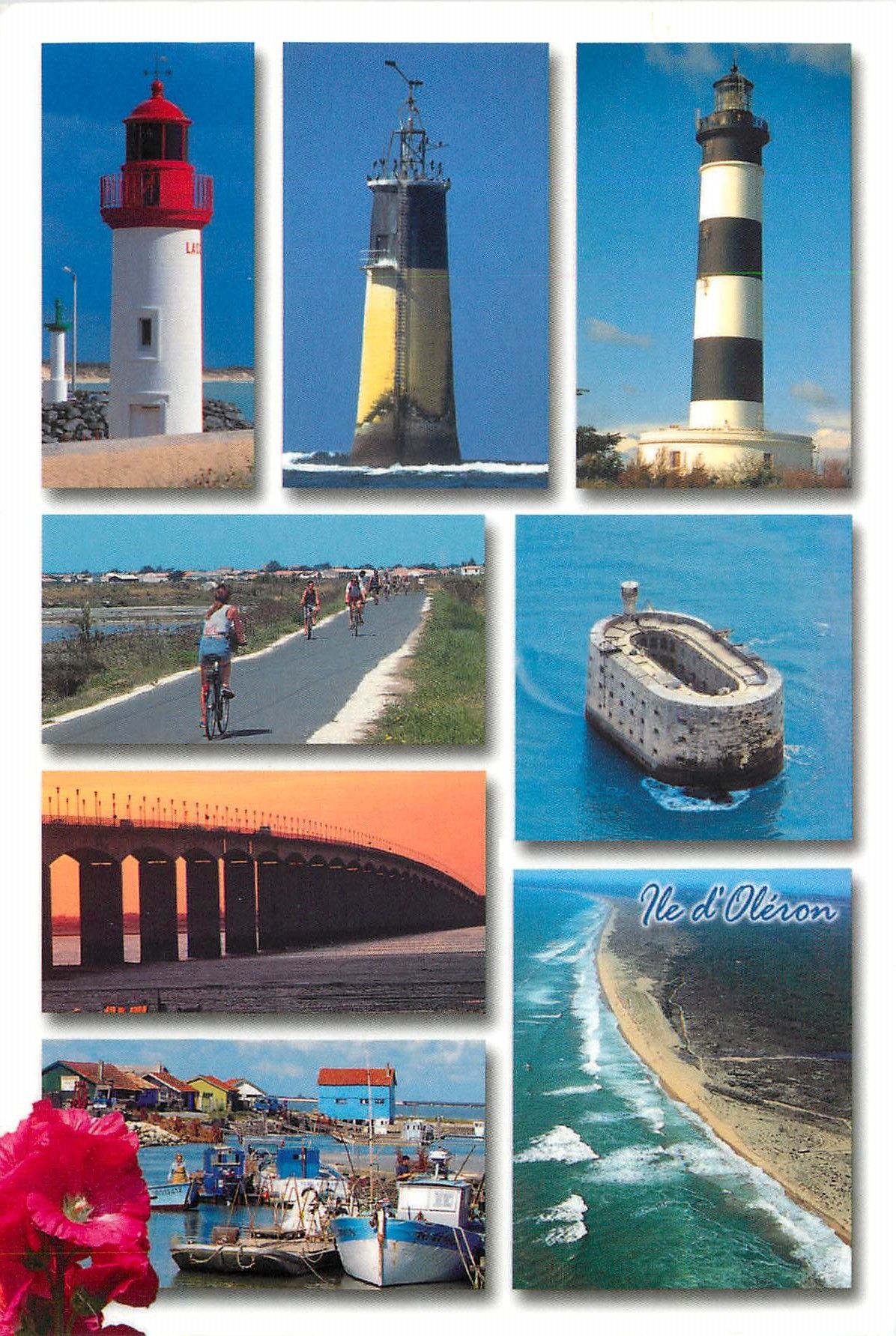 CPM Ile d'Oleron Les Phares de la Conniere d'Antioche de Chassiron Fort Boyard 