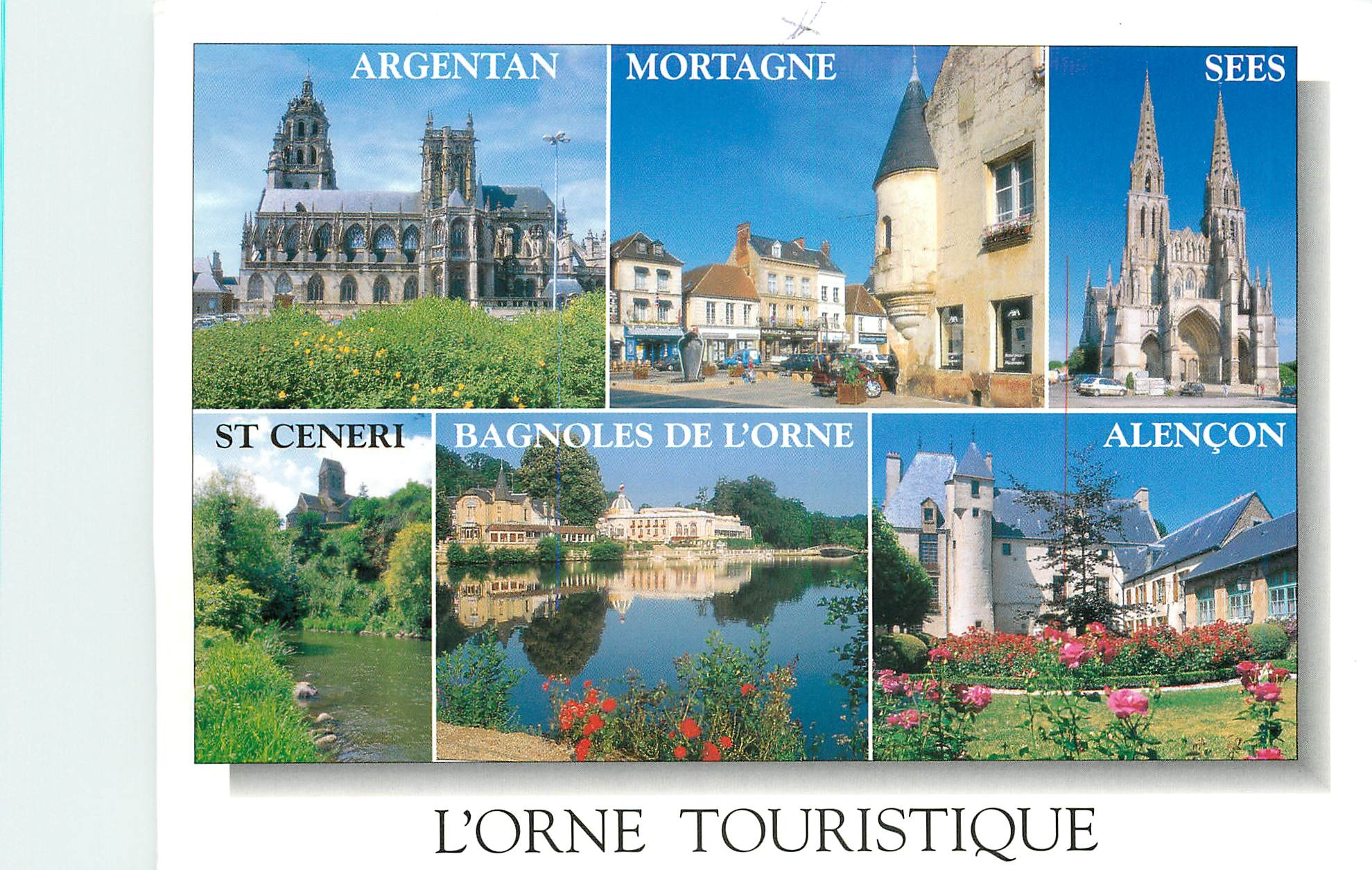 CPM L'Orne Touristique Argentan Mortagne Sees St Ceneri Alencon 