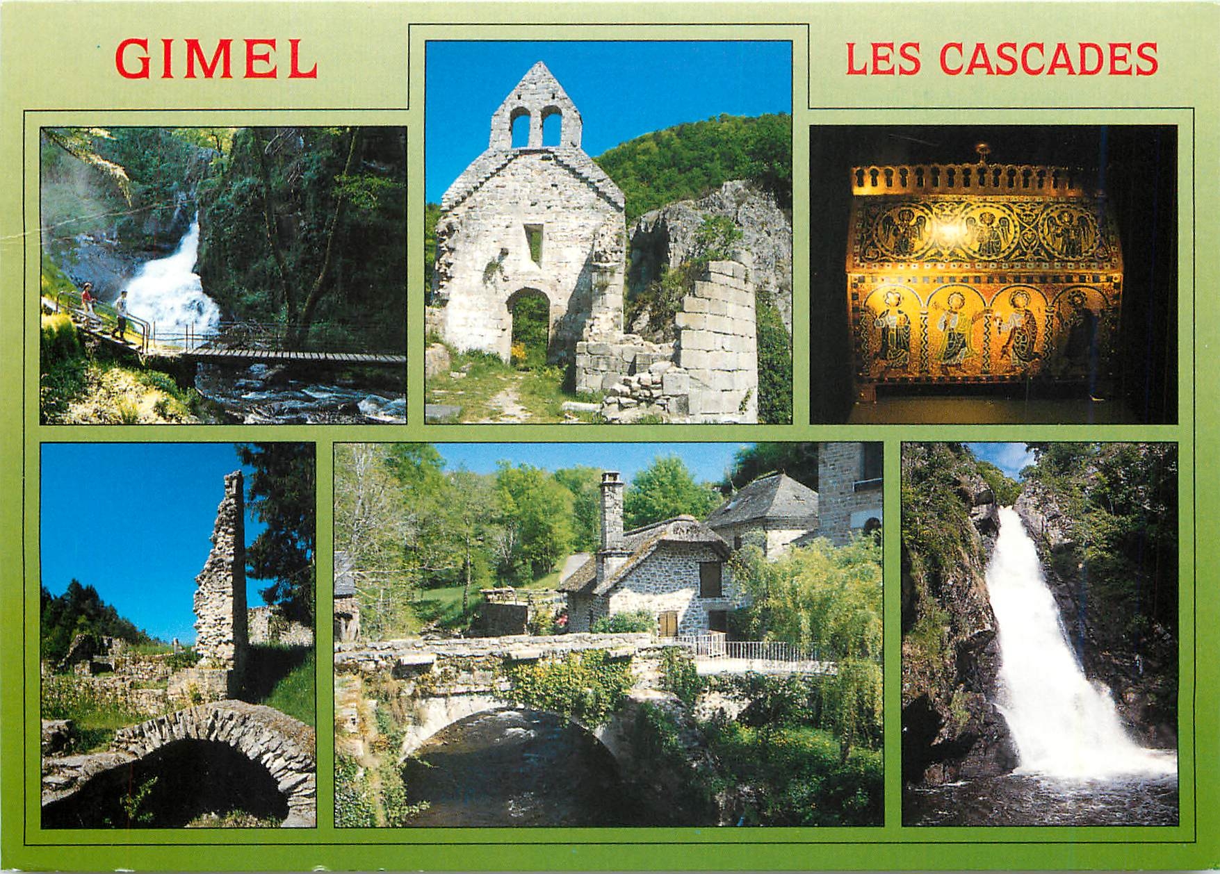 CPM Gimel Correze La Redole Chapelle St Etienne de Praguse La chase St Etienne 