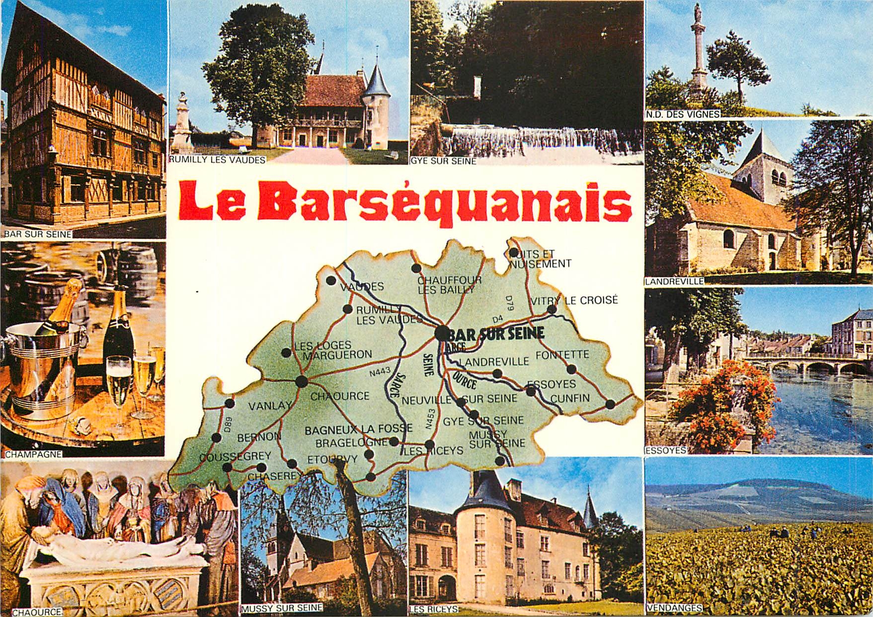 CPM En Champagne Le Barsequanais Vallees Aube 