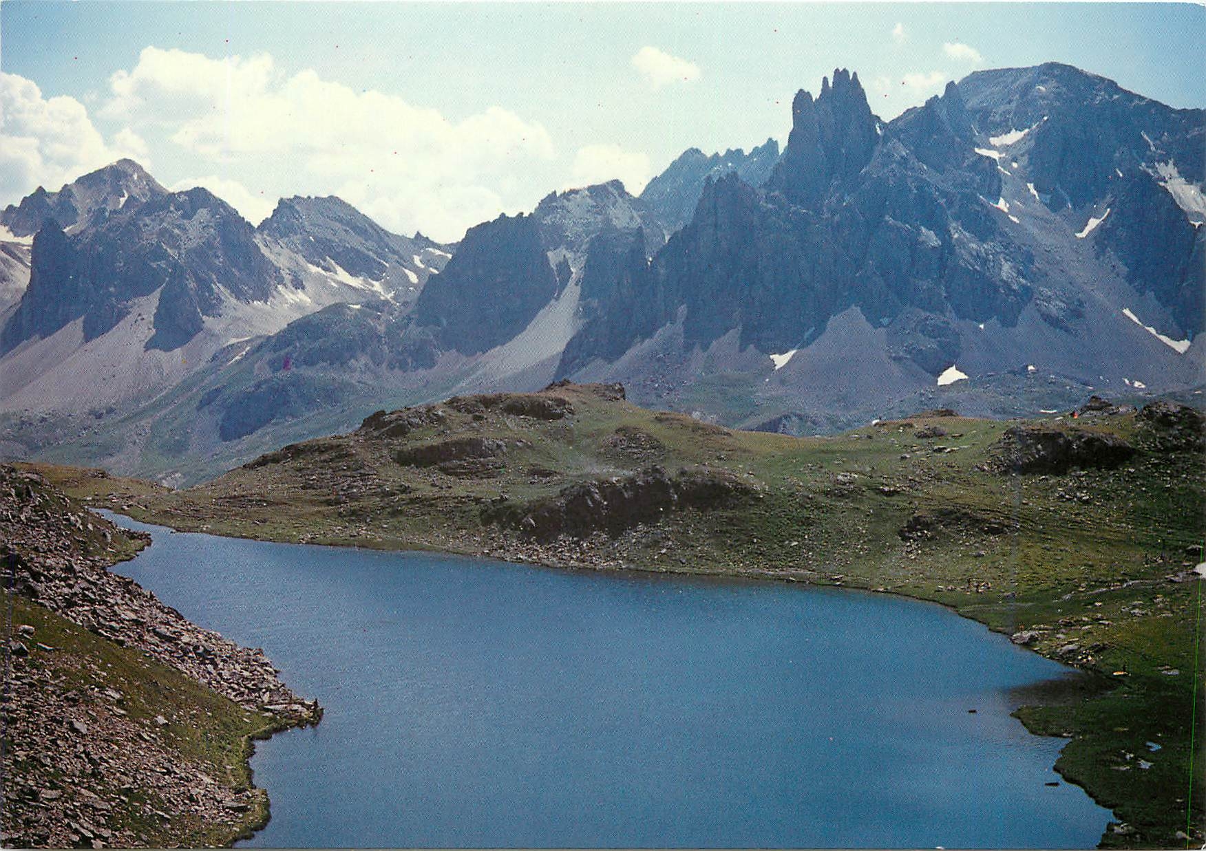 Le Briançonnais - Haute Vallée de la Claree - Massif des Cerces et le Lac Long - Alt. 2387 m. — Éditions F. Francion, n° 1634