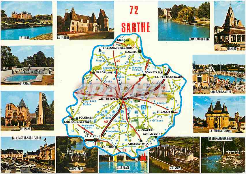 CPM Sarthe Prefecture Le Mans Sous Prefect La Fleche Mamers 