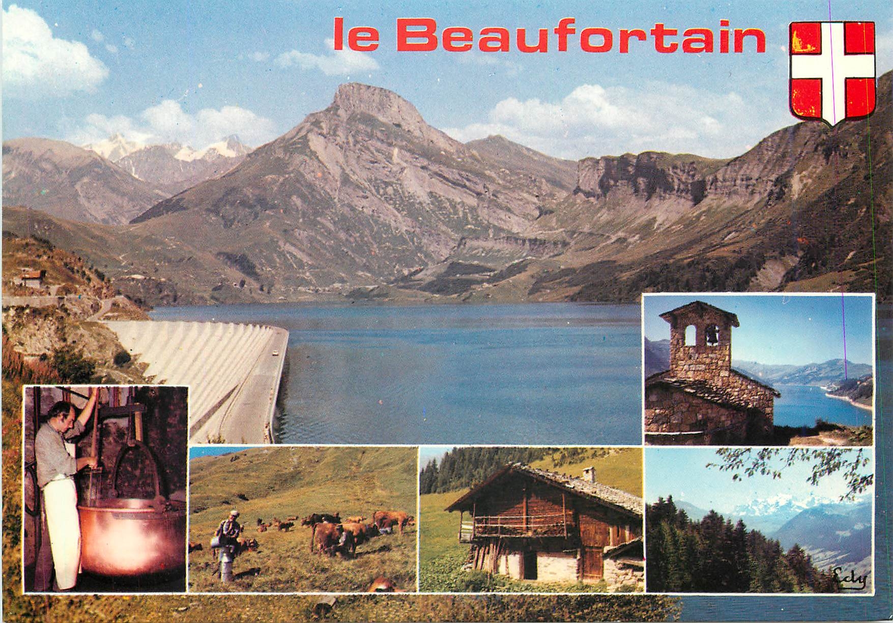 CPM Le Beaufortain Savoie Fabrication de Beaufort L'Heure de la traite 