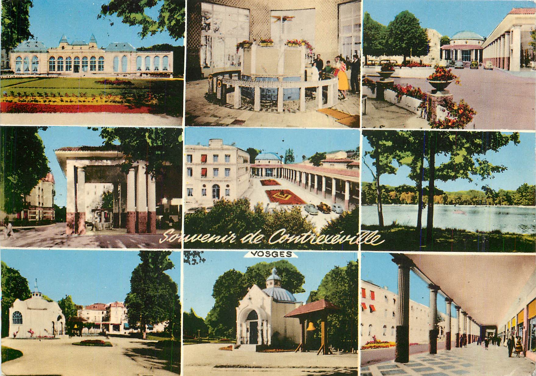 CPM Contrexeville Vosges Casino Source du Pavillon 