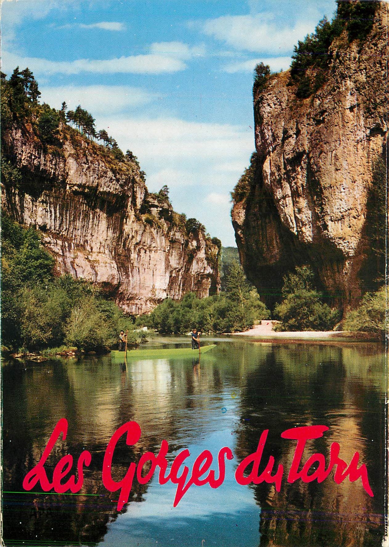 CPM En Parcourant les Gorges du Tarn Les Detroits 