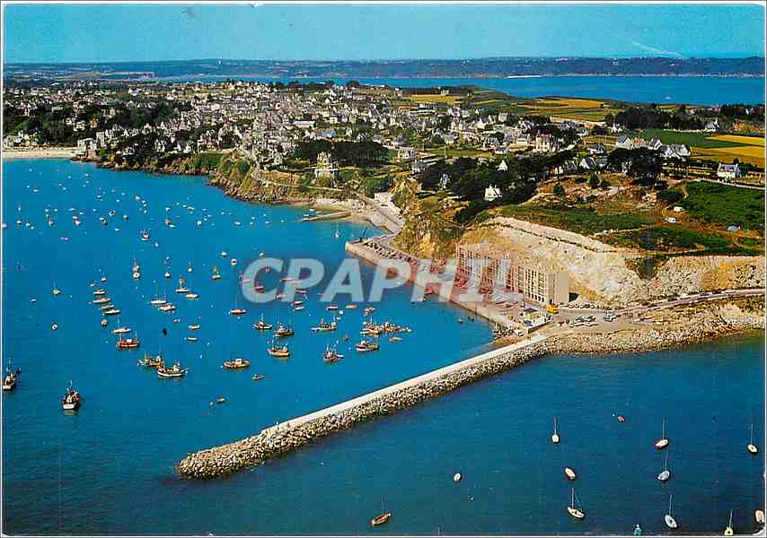 CPM Saint Cast C du N Vue aerienne du Port de l'Isle 