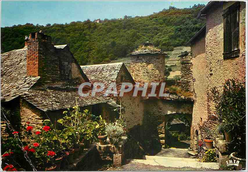 CPM L'Aveyron Touristique Le Monastere Cabrespines Vieille rue typique 